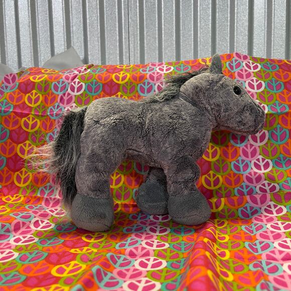 Webkinz Grey Arabian Horse HM098 Soft No Code Stuffed Plush Animal Pet - Picture 2 of 5